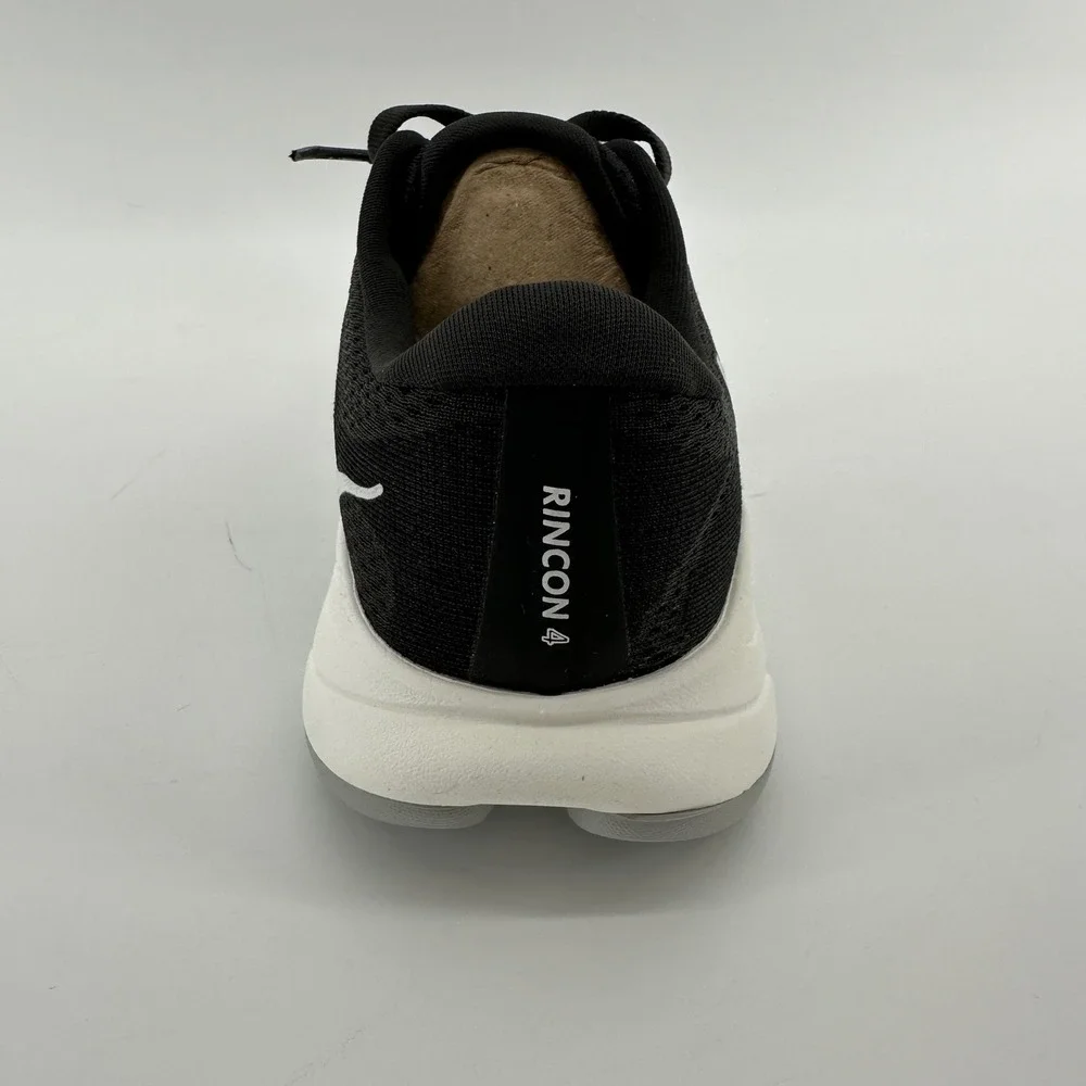 Hoka Rincon 4 Womens Running Shoes Black White 1155131 BWHT Size 7B